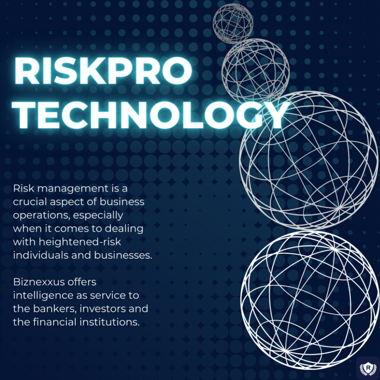 Riskpro Technology is offering Intelligence as Service
