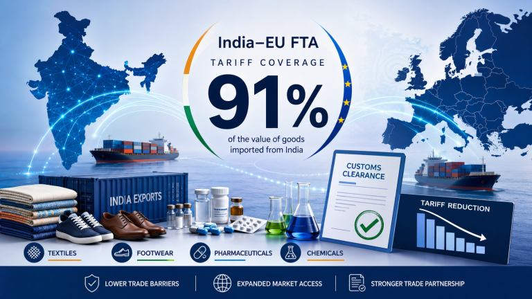 India–EU FTA moves closer to signing with 91% of EU import value covered